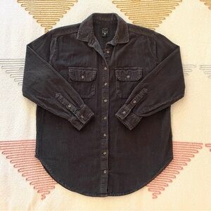 Billabong So Stoked Long Sleeve Dark Grey Corduroy Overshirt